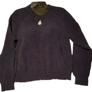 Tommy Hilfiger Womens XL Navy Blue Sweater